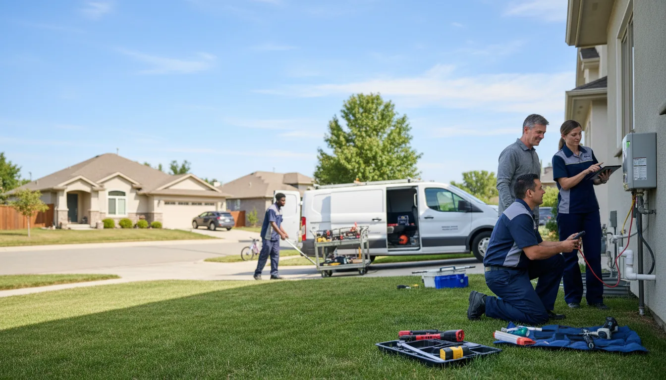 Tankless water heater service in Empire, LA